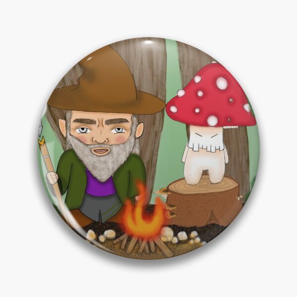 Item preview, Halfling and Mushroom Companion designed and sold by Apricity Rose Arts.
