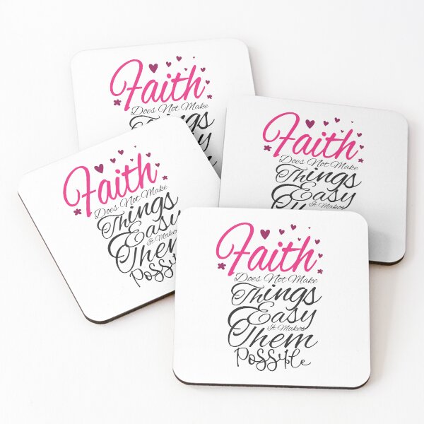 Item preview, Faith Does Not Make Things Easy It Makes Them Possible,Valentine's day,Happy Holidays. designed and sold by comeonyassine21.