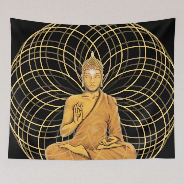 Item preview, Buddha in Golden Globe designed and sold by MandalaSoul.