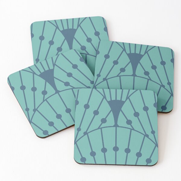 Item preview, Retro bleu pattern designed and sold by sofiazazi.