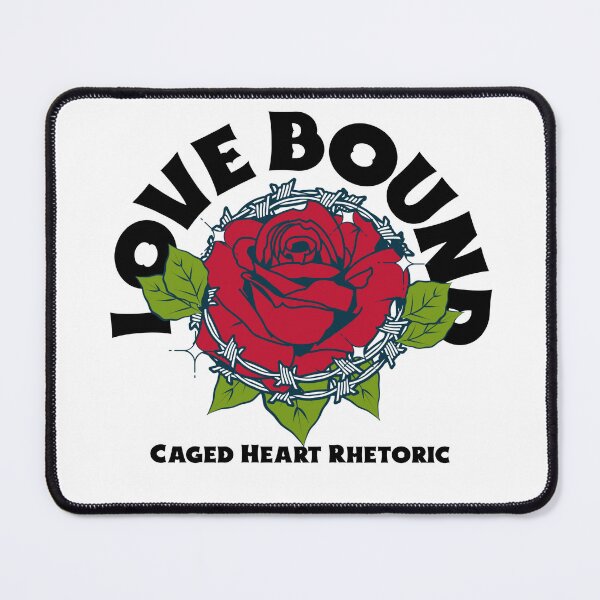 Item preview, Love Bound: Caged Heart Rhetoric (on white) designed and sold by GagiTees.