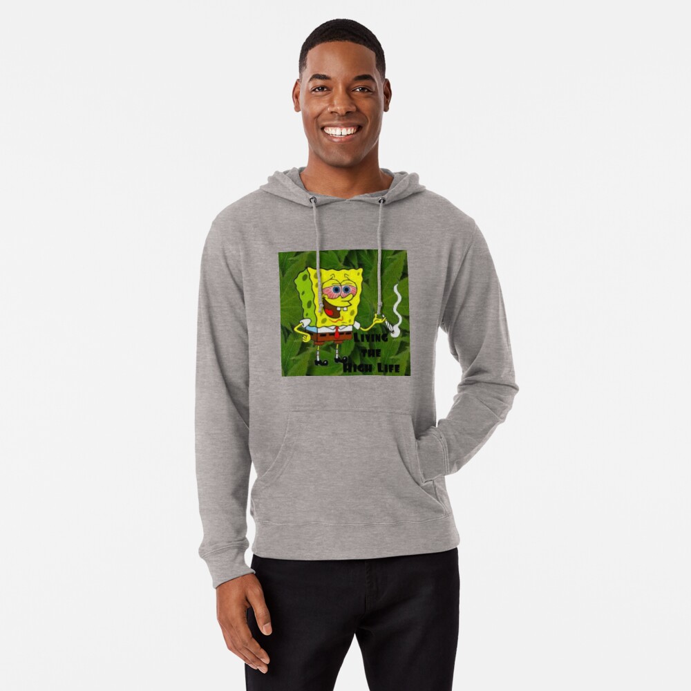 Spongebob 420 Lightweight Hoodie