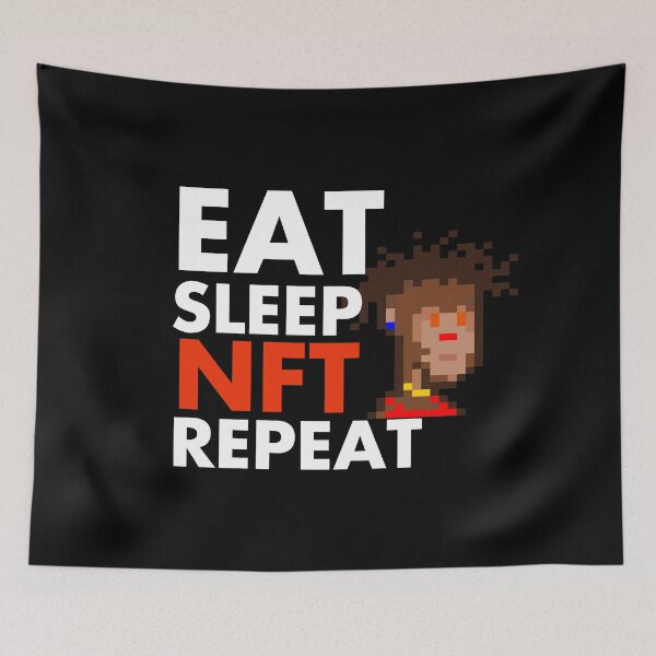 Item preview, Eat Sleep Collect NFT Crypto Monkey #60 designed and sold by patricklevar.