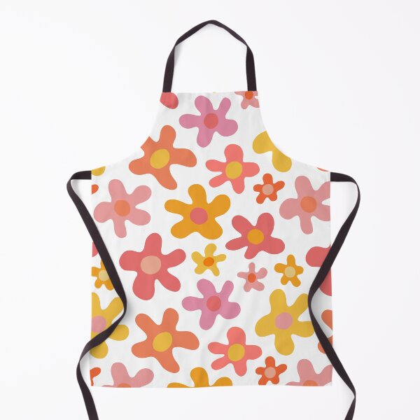 Item preview, Retro Groovy Flower Pink Orange Yellow designed and sold by GillianMeilin.