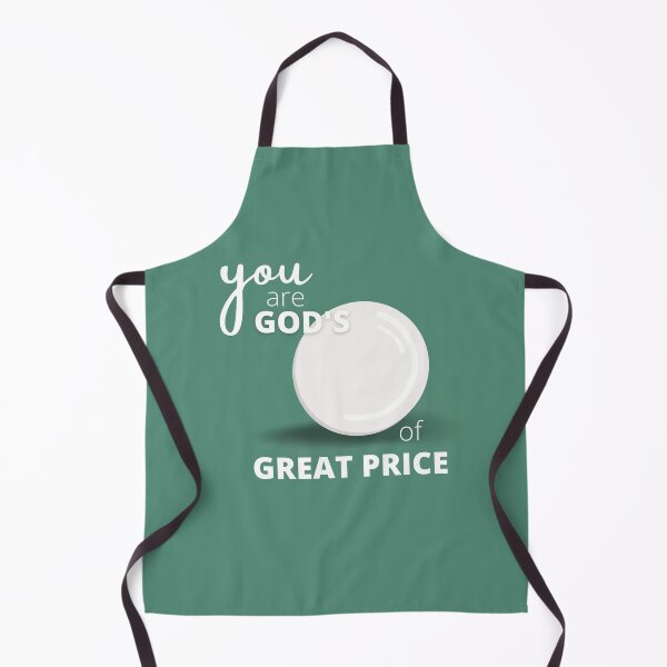 Item preview, You are Gods PEARL of Great Price | Green and White designed and sold by WordsToArt.
