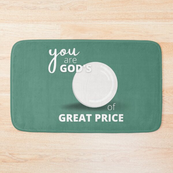 Item preview, You are Gods PEARL of Great Price | Green and White designed and sold by WordsToArt.