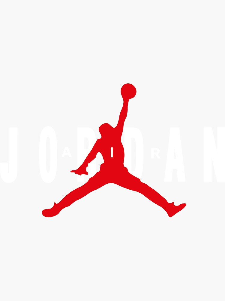 "JORDANLOGO" Sticker for Sale by WilfrRoussea501 Redbubble
