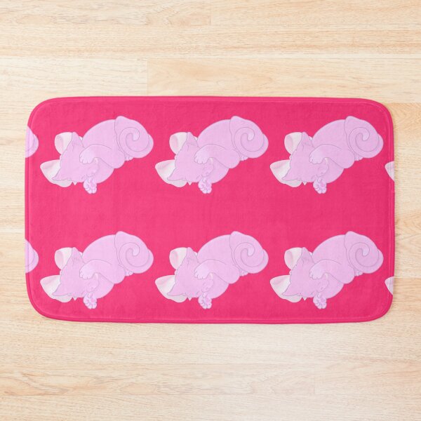 Item preview, Cute pink kitten wearing a pink bow designed and sold by MeowMeowsShop.
