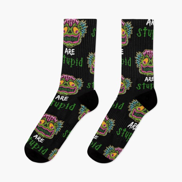 Item preview, Zombies are stupid Halloween- men’s and women’s  Halloween  designed and sold by Designs Of all kinds.