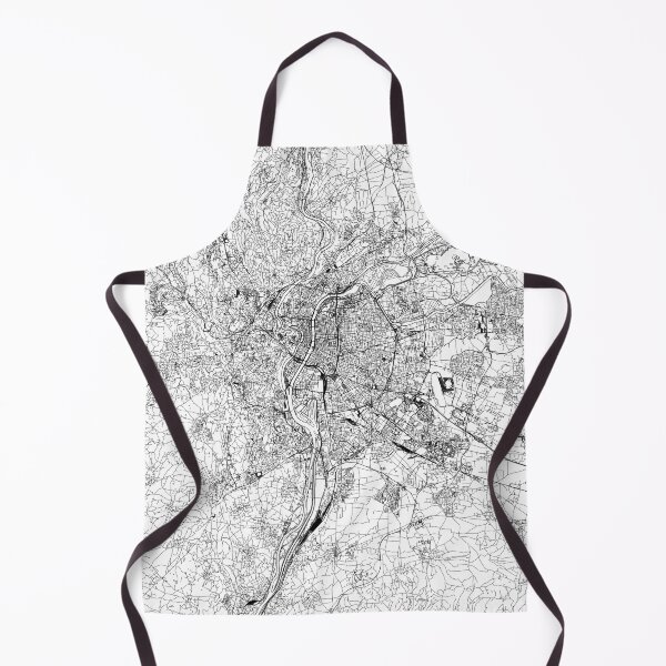 Item preview, Lyon White Map designed and sold by multiplicitymap.
