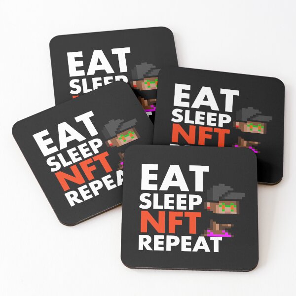 Item preview, Eat Sleep Collect NFT Crypto Monkey #62 designed and sold by patricklevar.