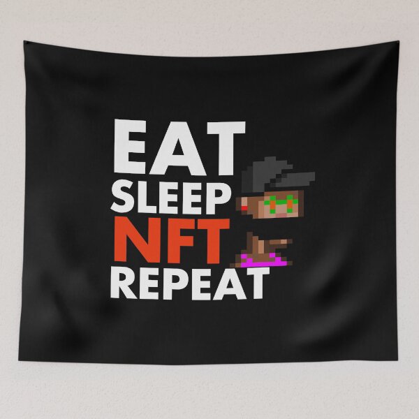 Item preview, Eat Sleep Collect NFT Crypto Monkey #62 designed and sold by patricklevar.