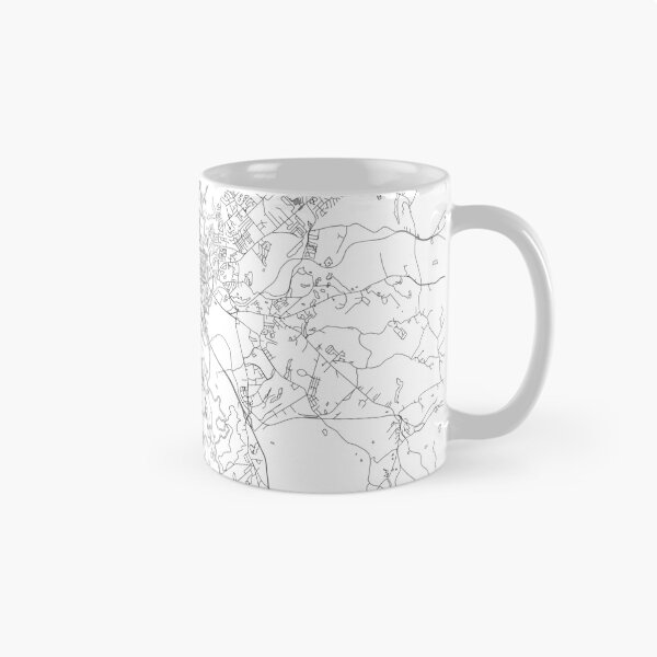 Aperçu de l'œuvre Carte blanche de Mâcon créée et vendue par multiplicitymap.