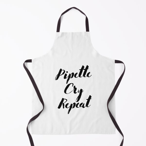Item preview, PCR: Pipette, Cry, Repeat | Black & White designed and sold by Sci-Ninja-Blog.