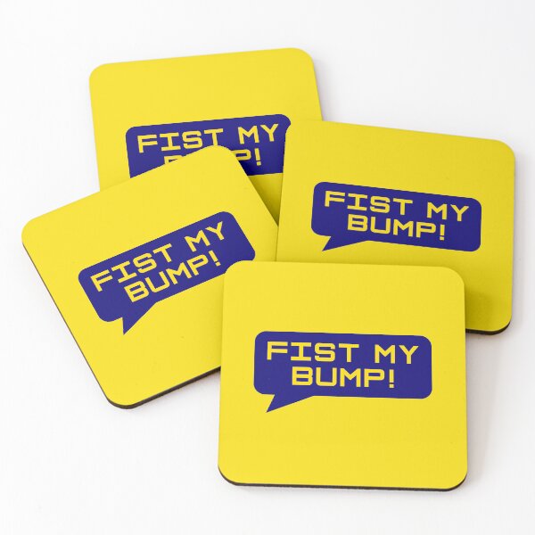 Item preview, Project Hail Mary - Fist My Bump! (Yellow on Blue) |  designed and sold by PixelsandPulp.