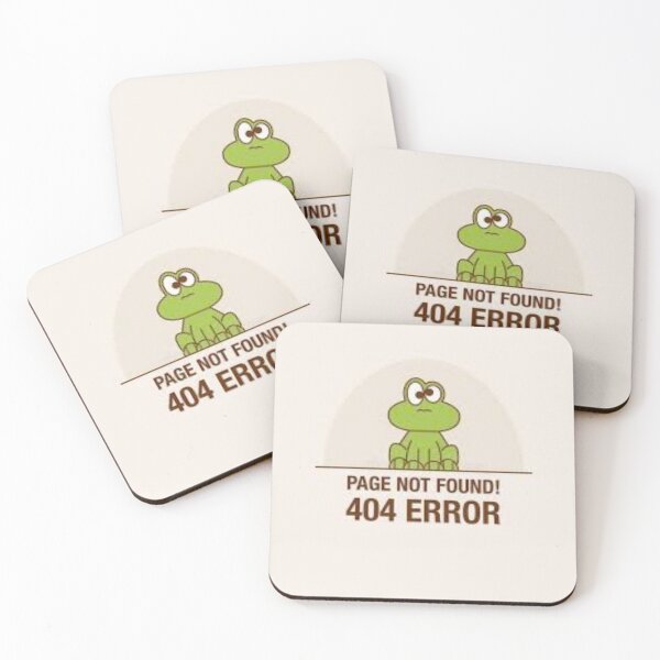 Item preview, Error 404 File Not Found Cute Frog Design designed and sold by stareve.