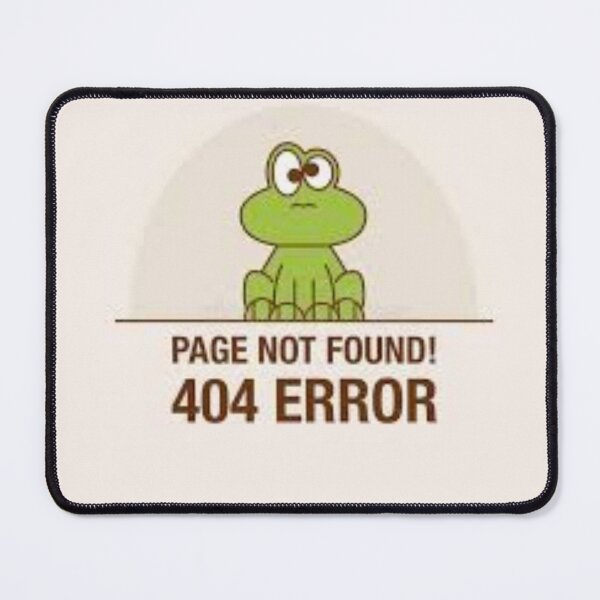 Item preview, Error 404 File Not Found Cute Frog Design designed and sold by stareve.