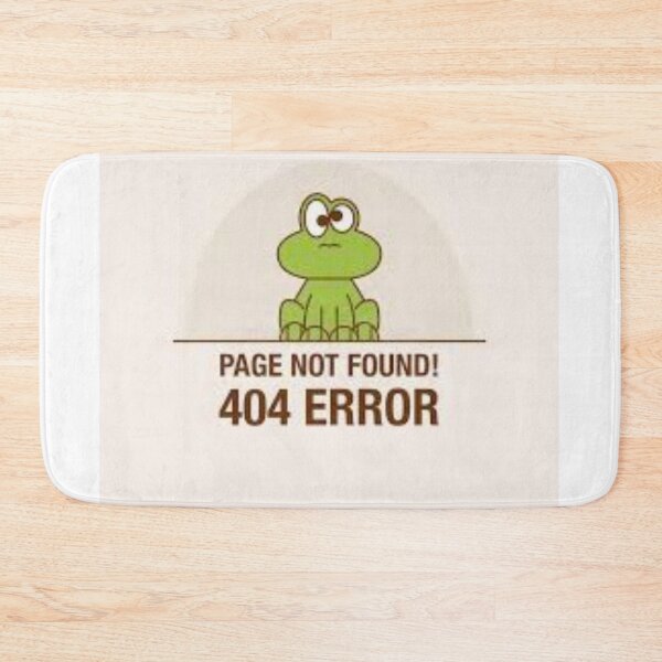 Item preview, Error 404 File Not Found Cute Frog Design designed and sold by stareve.