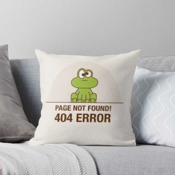 Item preview, Error 404 File Not Found Cute Frog Design designed and sold by stareve.