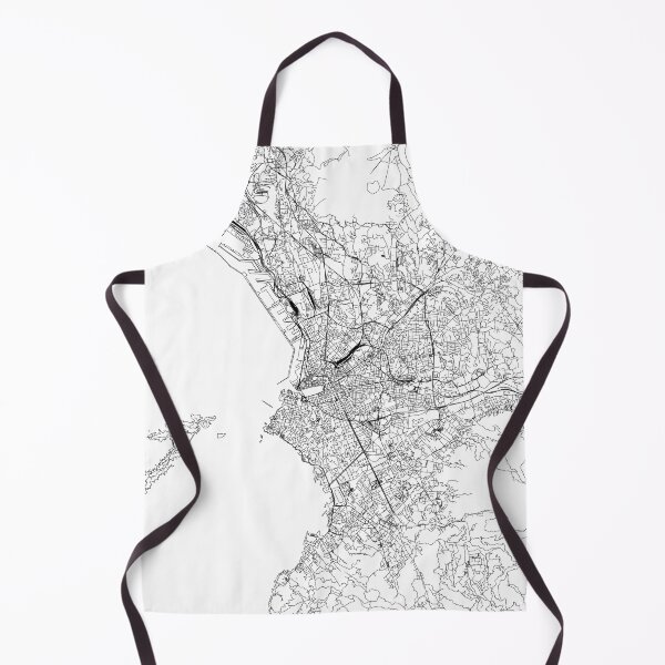 Item preview, Marseille White Map designed and sold by multiplicitymap.