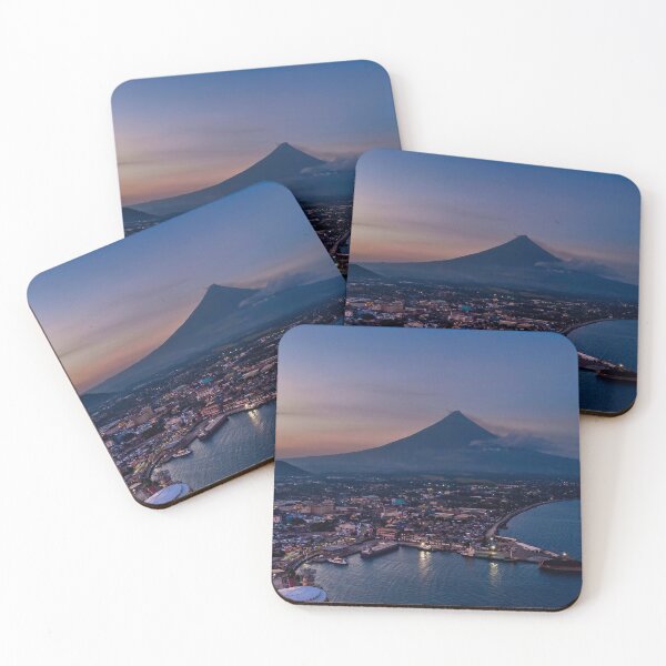 Item preview, Mayon Volcano and Legazpi City Port Albay Philippines designed and sold by Pabalonshop.
