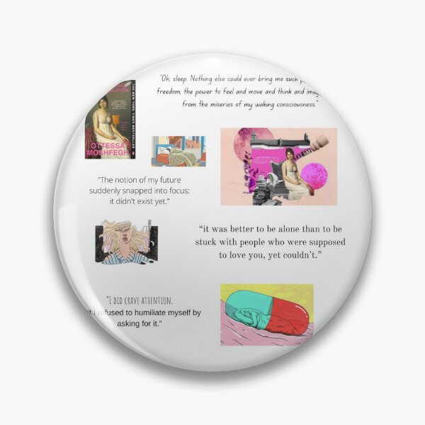 Item preview, My Year of Rest and Relaxation Memorable Quotes/Concept Art Sticker/Magnet Collage Value Pack designed and sold by stareve.
