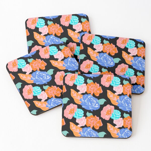Item preview, Spring Colorful Flowers with Blue Roses designed and sold by m313andrade.
