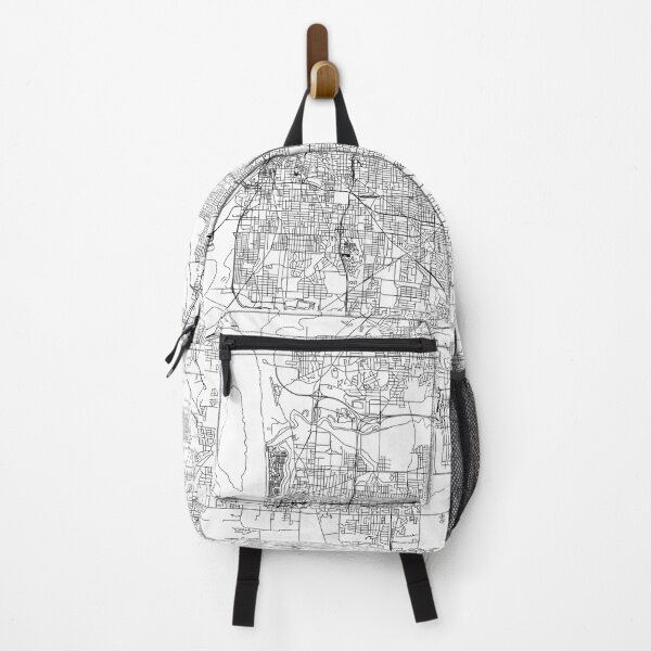 Item preview, Memphis White Map designed and sold by multiplicitymap.