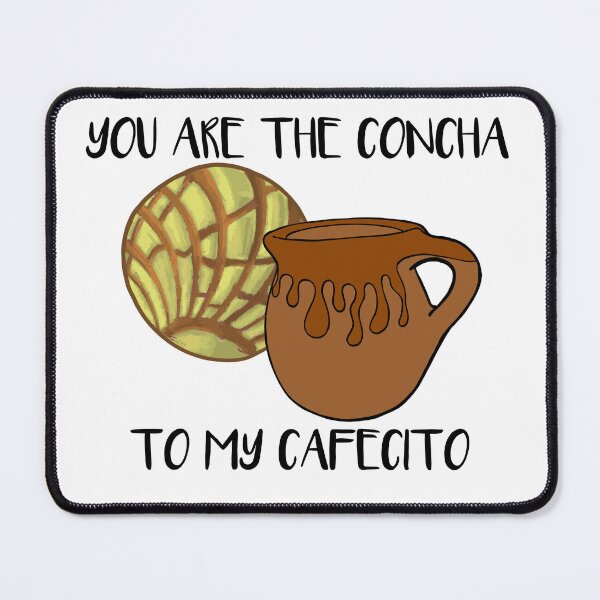 Item preview, You Are The Concha To My Cafecito Yellow Pan Dulce v2 designed and sold by that5280lady.