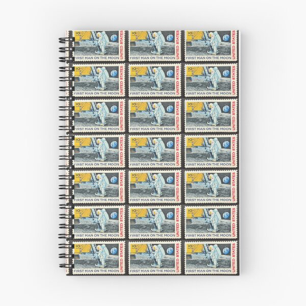 Item preview, Man on the Moon, Space Vintage Postage Stamp designed and sold by Factory57.