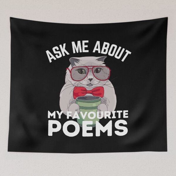 Item preview, Ask Me About My Favourite Poems designed and sold by DAFIN.