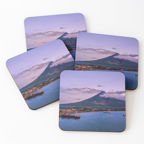 Item preview, Mayon Volcano and Legazpi City Port Albay Philippines designed and sold by Pabalonshop.