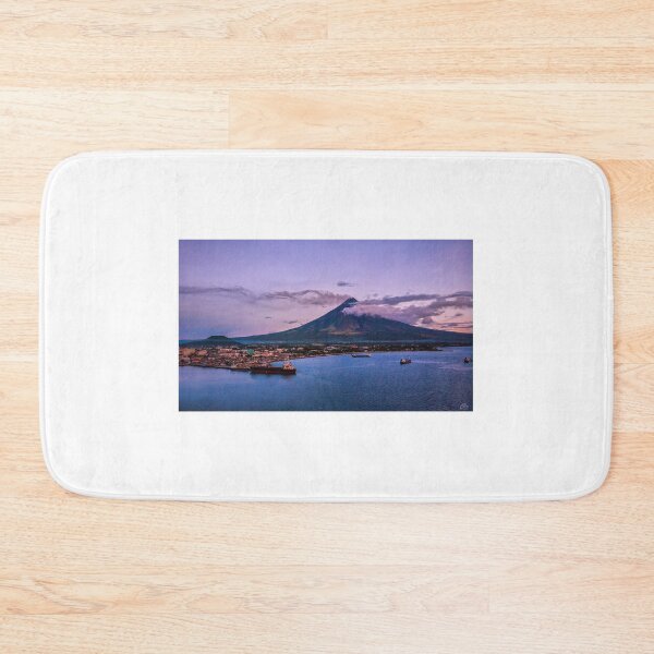 Item preview, Mayon Volcano and Legazpi City Port Albay Philippines designed and sold by Pabalonshop.