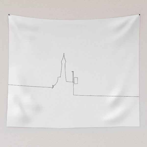 Item preview, Outline of Blackpool Tower designed and sold by Lyn Ellison - random and fun designs.