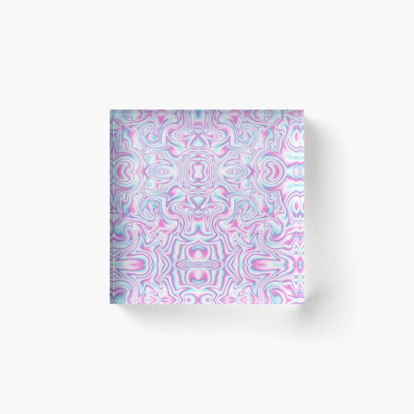 Item preview, Iridescent ice cream swirl psychedelic surface pattern design. designed and sold by TheArtDesk.