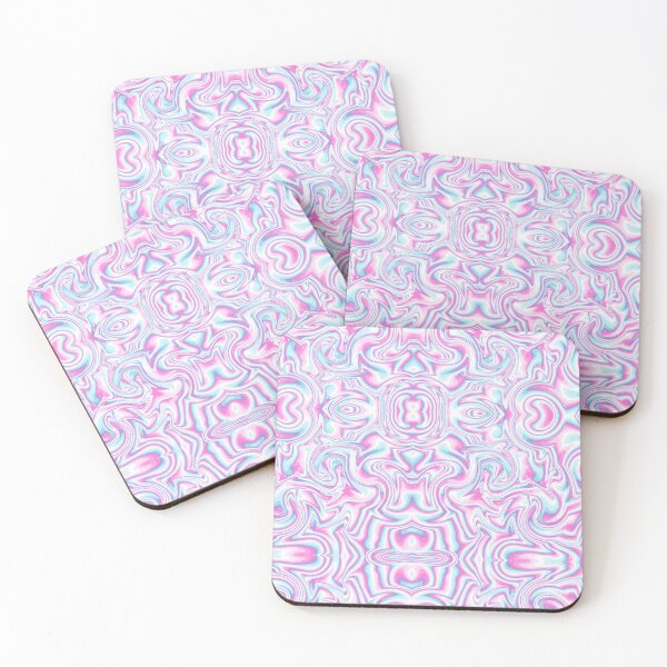 Item preview, Iridescent ice cream swirl psychedelic surface pattern design. designed and sold by TheArtDesk.