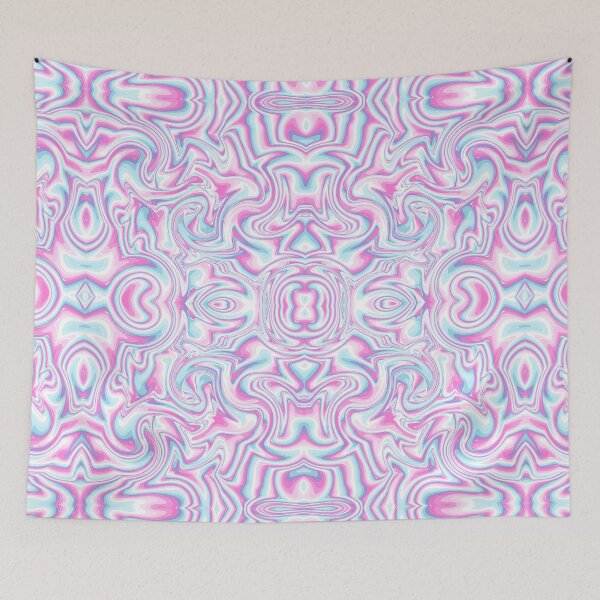 Item preview, Iridescent ice cream swirl psychedelic surface pattern design. designed and sold by TheArtDesk.