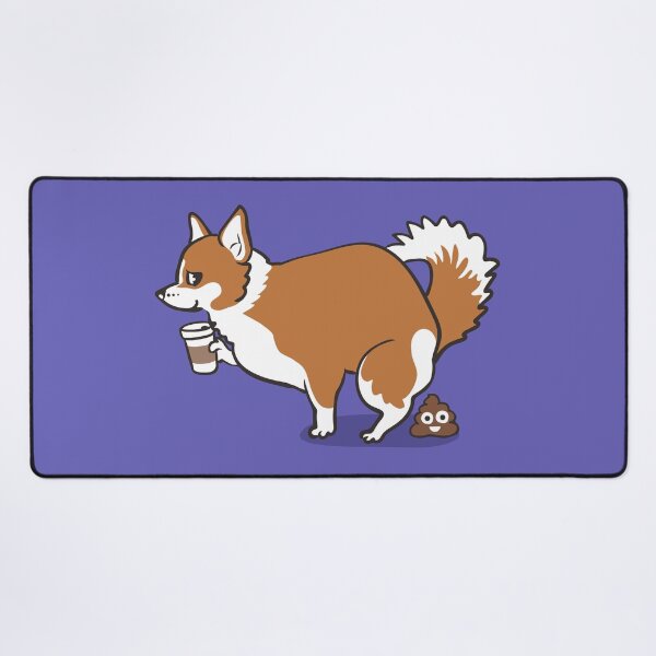 Item preview, Coffee makes me poop Corgi designed and sold by Huebucket.