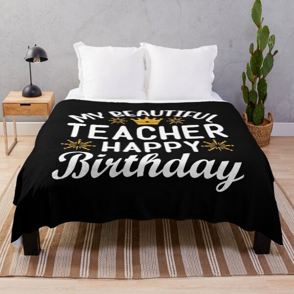Item preview, My Beautiful Teacher Happy Birthday designed and sold by AuroraApparel.