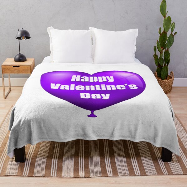 Item preview, Happy Valentine’s Day! Purple Balloon Heart designed and sold by PawsitiveMum.