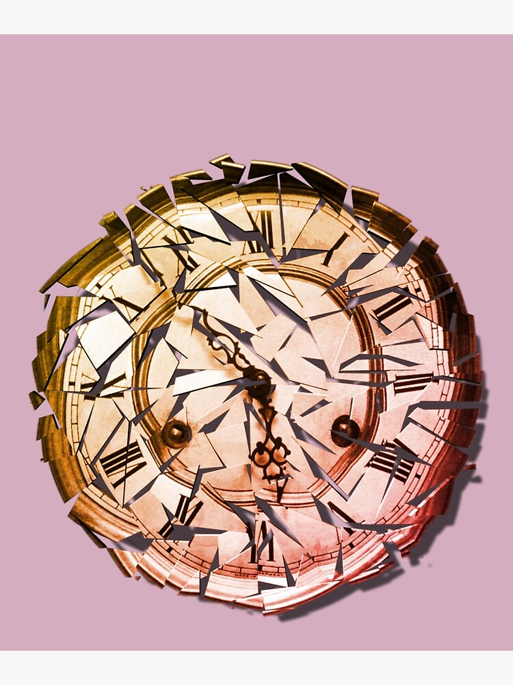 broken-clock-poster-for-sale-by-0o0kh-redbubble