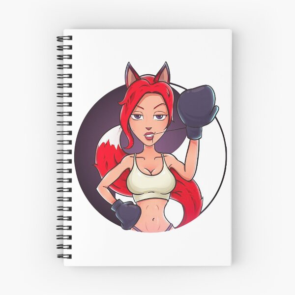 Item preview, Beautiful girl in boxing gloves designed and sold by Fokina.