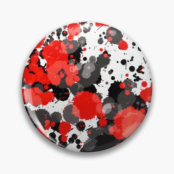 Item preview, Red Black Paint Splatter designed and sold by SparkyMae.