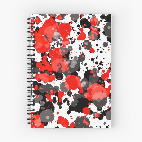 Item preview, Red Black Paint Splatter designed and sold by SparkyMae.