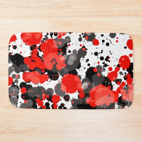 Item preview, Red Black Paint Splatter designed and sold by SparkyMae.