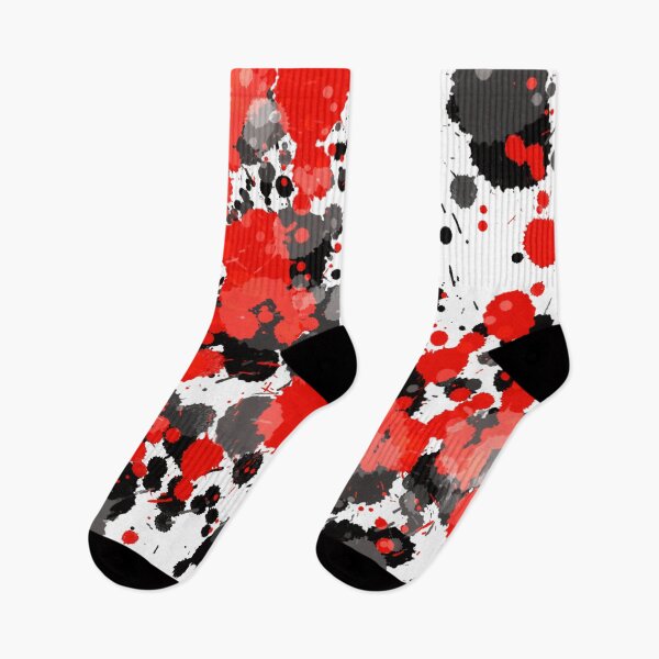 Item preview, Red Black Paint Splatter designed and sold by SparkyMae.