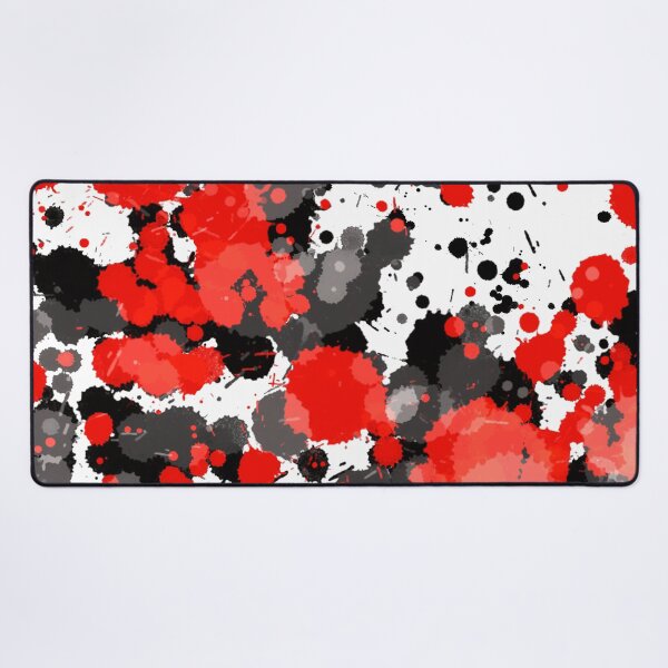 Item preview, Red Black Paint Splatter designed and sold by SparkyMae.