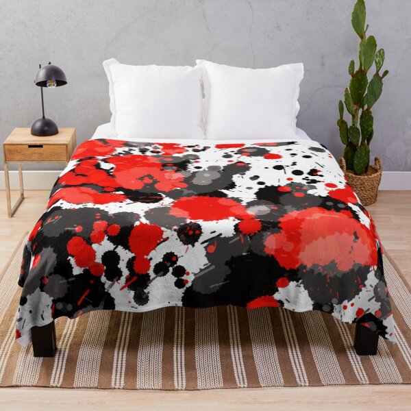Item preview, Red Black Paint Splatter designed and sold by SparkyMae.