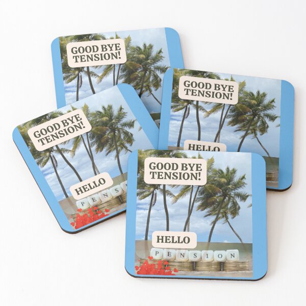 Item preview, Good bye tension, Hello Pension, Retirement celebration design designed and sold by Victornewyork.
