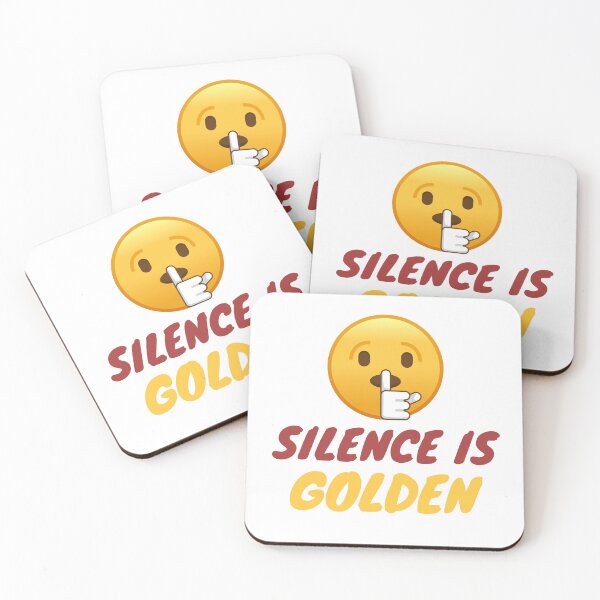 Item preview, Silence is golden designed and sold by Giographix.